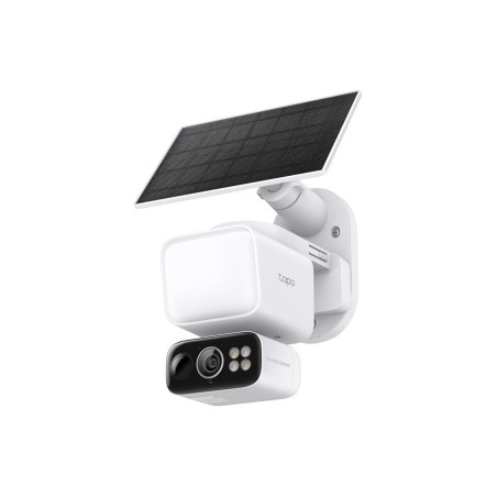 TP-LINK | Tapo C615F KIT | Solar-Powered Floodlight Pan/Tilt Security Camera Kit | 3 MP | F/1.6 | H.264 | MicroSD Card Up to 512 GB