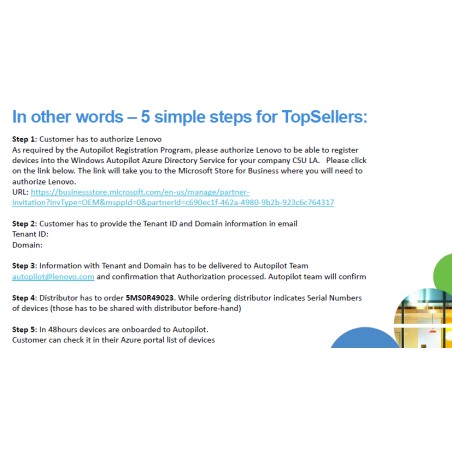 LENOVO MANAGED MS AUTOPILOT REGISTRATION
