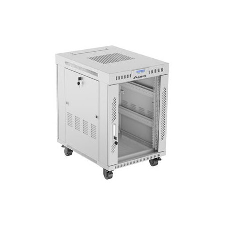 Lanberg | Rack cabinet 19" free-standing 15U/600x800 (flat pack) with glass door, LCD | FF01-6815-12SL | Grey