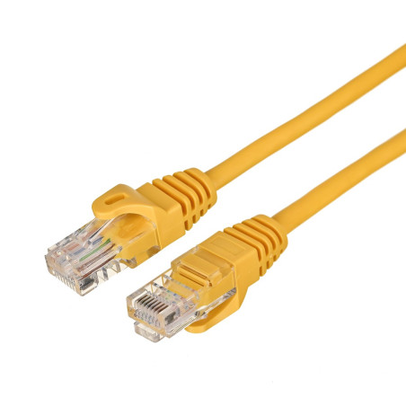 A-LAN KKU5ZOL0.5 networking cable Yellow 0.5 m Cat5e U/UTP (UTP)