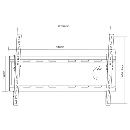 MACLEAN MC-605 TV Bracket 32-80" MACLEAN MC-605 MAX VESA 600X400 55KG