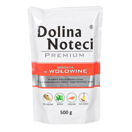 DOLINA NOTECI Premium Rich in beef - Wet dog food - 500 g