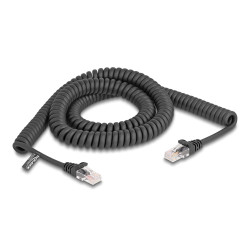 DeLOCK RJ45 Coiled Cable...
