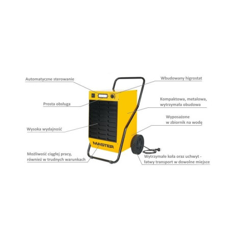 MASTER DEHUMIDIFIER DH92 80 l/24h