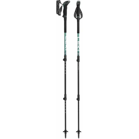 LEKI MAKALU LITE trekking poles, 100–135 cm, green/white