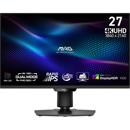 MSI MAG 274UPDFDE E16M computer monitor 68.6 cm (27") 3840 x 2160 pixels 4K Ultra HD LED Black
