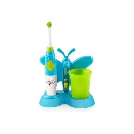 ETA | Toothbrush with water cup and holder | Sonetic  ETA129490080 | Battery operated | For kids | Number of brush heads included 2 | Number of teeth brushing modes 2 | Blue