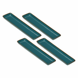Set of 4 rectangular trays...