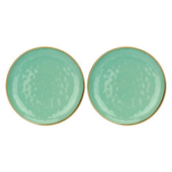 Set of 2 round platters...