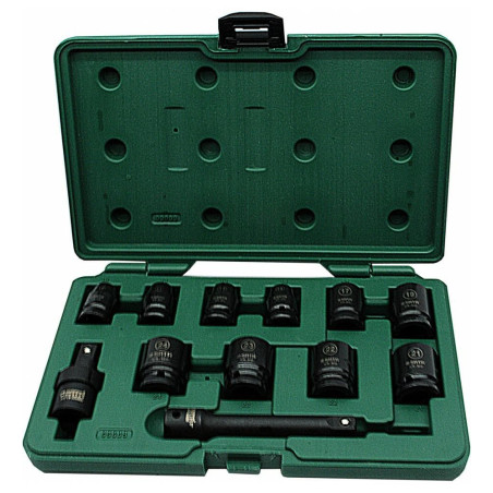 SATA IMPACT SOCKET SET 1/2" 12pcs.