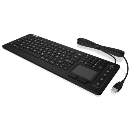 KeySonic KSK-6231 INEL (DE) keyboard Industrial USB QWERTZ German Black