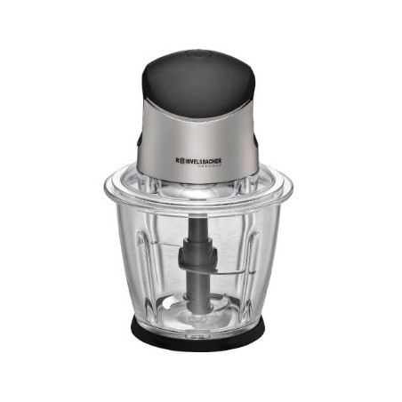 Rommelsbacher MZ 500 electric food chopper 1.5 L 500 W Black, Stainless steel