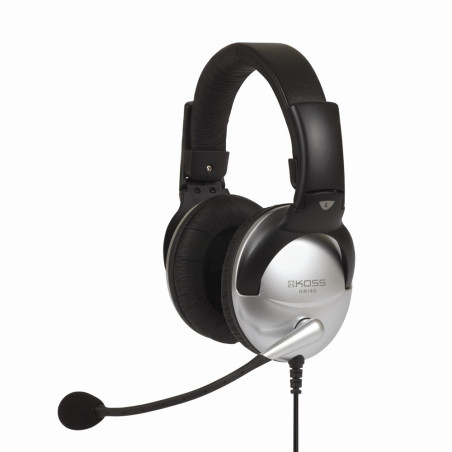 Koss SB45 Headset Wired Head-band Calls/Music Black, Silver
