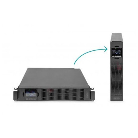 UPS Online Rack 19" LCD 2000VA/2000W, Digitus
