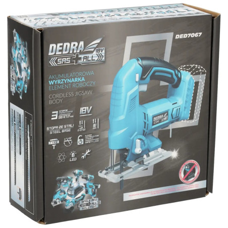 Cordless Jigsaw 18MM 18V 0*AH SAS+ALL