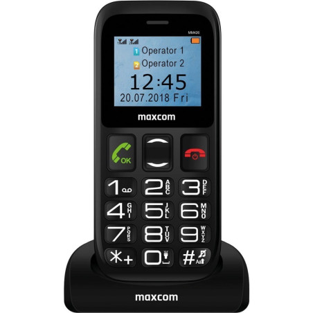 MaxCom MM426 SE mobile phone 4.5 cm (1.77") 72 g Black Feature phone