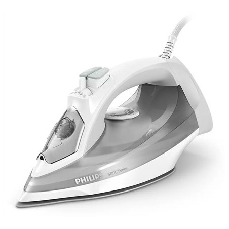 Philips 5000 series DST5010/10 iron Steam iron SteamGlide Plus soleplate 2400 W Grey, White