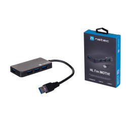 NATEC Hub USB 3.0 Moth (4...