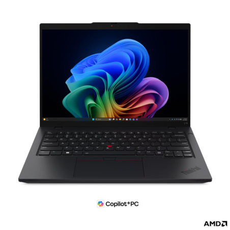 Lenovo ThinkPad L14 G7 AMD | Black | 14 " | IPS | WUXGA | 1920 x 1200 pixels | Anti-glare | AMD Ryzen AI 5 | 430 | 16 GB | SODIMM DDR5 | Solid-state drive capacity 512 GB | AMD Radeon 840M Graphics | Windows 11 Pro | 802.11be | Bluetooth version 5.4 | 4G upgradable | Keyboard language English | Keyboard backlit | Warranty 36 month(s) | Battery warranty 12 month(s)
