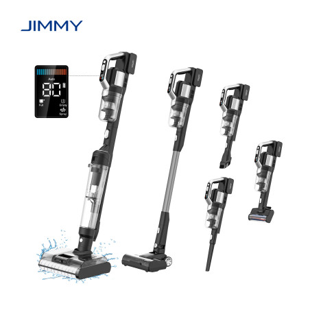 Jimmy Vacuum cleaner and washer | PW11 Pro Max-B | Cordless operating | Washing function | 460 W | 21.6 V | Operating time (max) 40-80 min | Black/Silver