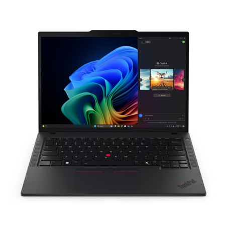 Lenovo ThinkPad T14 G6 Intel | Black | 14 " | IPS | WUXGA | 1920 x 1200 pixels | Anti-glare | Intel Core Ultra 5 | 226V | 16 GB | Soldered LPDDR5x | Solid-state drive capacity 512 GB | Intel Arc Graphics 130V | Windows 11 Pro | 802.11be | Bluetooth version 5.4 | Keyboard language Nordic | Keyboard backlit | Warranty 36 month(s) | Battery warranty 12 month(s)