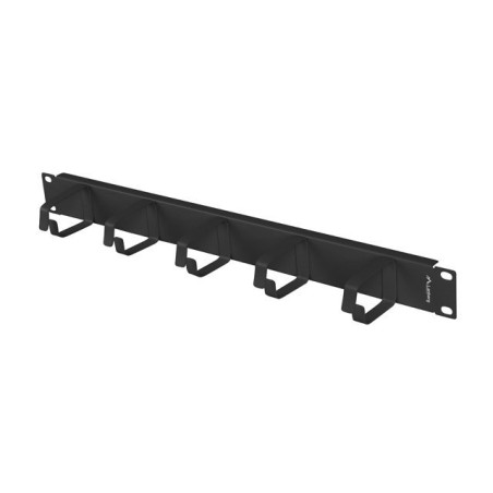 Lanberg 19" Cable Management 5 Rings, Type B, 1U | AK-1701-B | Black