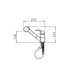 Pyramis Fido kitchen mixer...