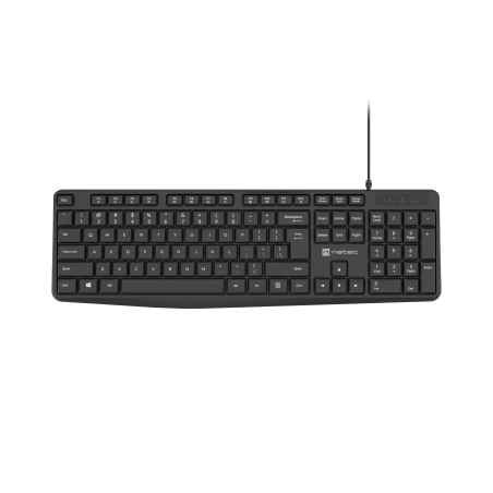 Natec | Keyboard | Nautilus NKL-1950 | Keyboard | Wired | US | Black