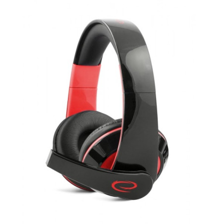 Esperanza EGH300R Headset Wired Head-band Gaming Black, Red