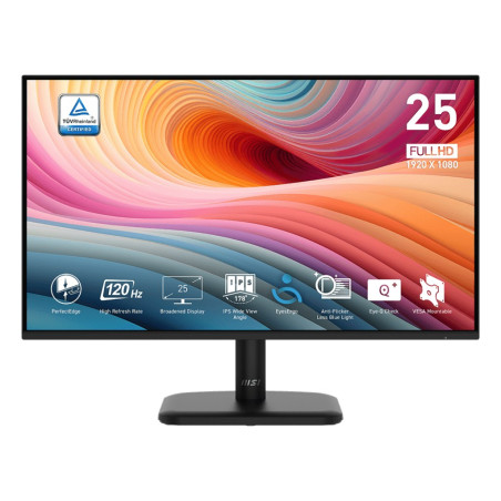 MSI PRO MP251L E2 computer monitor 62.2 cm (24.5") 1920 x 1080 pixels Full HD LED Black
