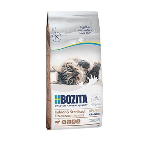 Bozita Indoor&Sterilised Grain free Reindeer  2 kg