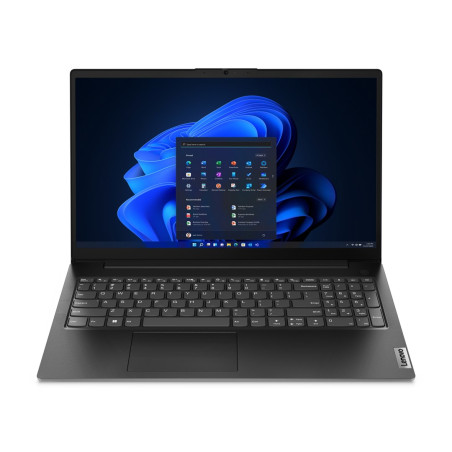 Lenovo V15 G4 AMN AMD Ryzen™ 5 7520U Laptop 39.6 cm (15.6") Full HD 16 GB LPDDR5-SDRAM 512 GB SSD Wi-Fi 6 (802.11ax) Black English