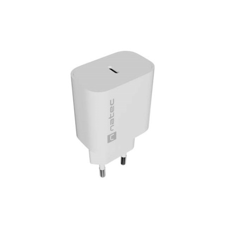 WALL CHARGER NATEC RIBERA 1X USB-C 20W WHITE