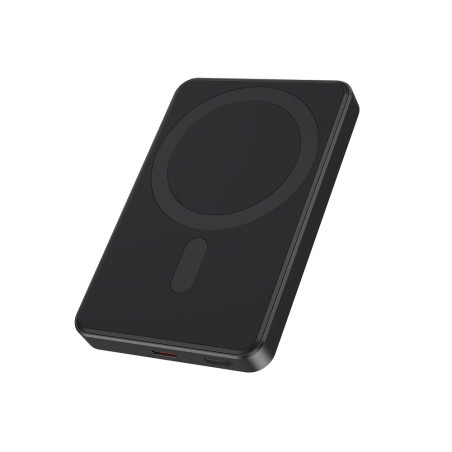 Gembird PB05-WPC15M-01 Magnetic wireless powerbank 15 W, 5000 mAh, black