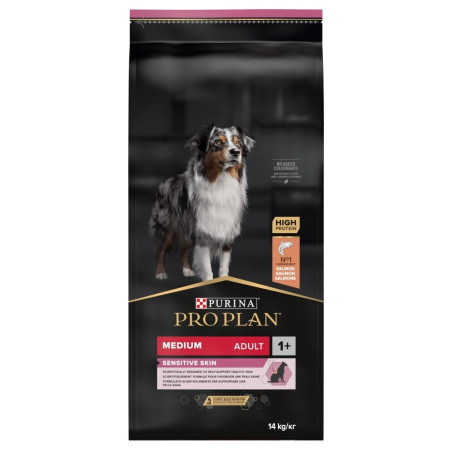 Purina Medium Adult Sensitive Skin 14 kg Salmon