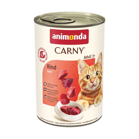 ANIMONDA Carny Adult Mono Beef - wet cat food - 400g