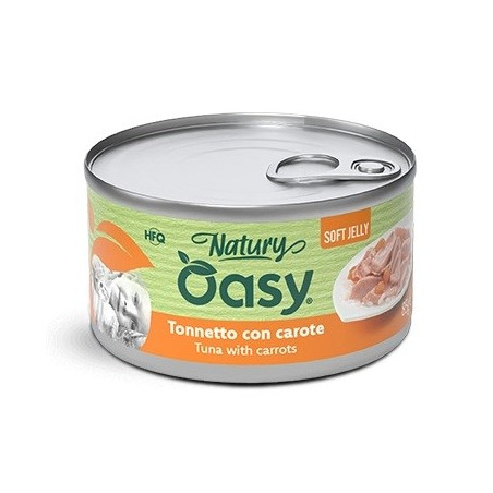OASY Natury Soft Jelly Tuna with carrots - wet cat food - 150g
