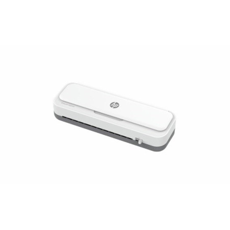 HP ONELAM 400 A3 laminator, Hot/Cold, integrated trimmer, corner rounder, speed 40 cm/min + 15 pouches: 3xA4, 4xA5, 4xA6, 4xB-CARD, white