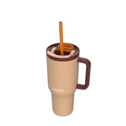 Thermal mug with telescopic...