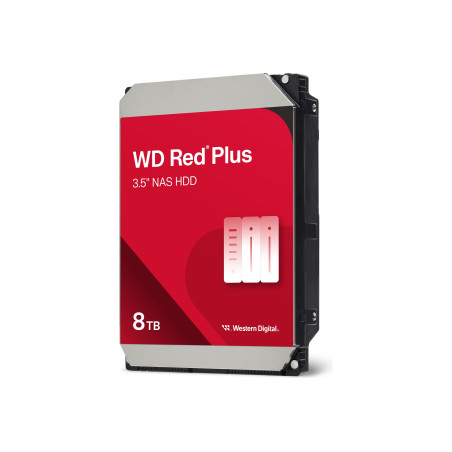 HDD|WESTERN DIGITAL|Red Plus|8TB|SATA|256 MB|5640 rpm|3,5"|WD80EFPX