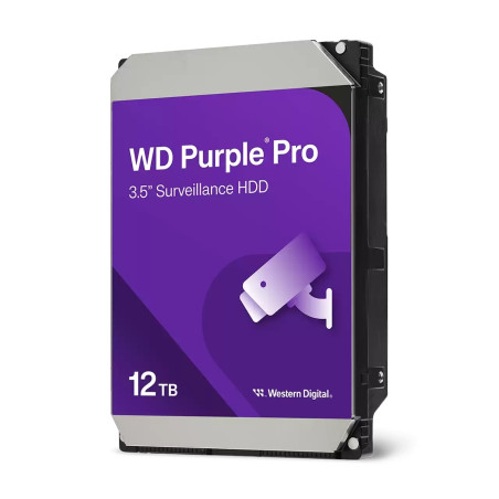 HDD|WESTERN DIGITAL|Purple Pro| 12 TB|Serial ATA III|Buffer 512 MB|7200 RPM|3.5 "|WD122PURP