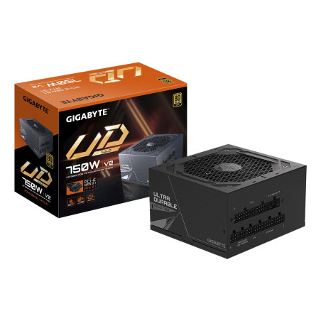 Power Supply|GIGABYTE|UD750GM PG5 V2|ATX 3.1|750 Watts|Efficiency 80 PLUS GOLD|PFC Active|MTBF 100000 hours|GP-UD750GMPG5V2