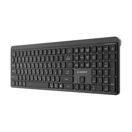 KEYBOARD WRL SLIM BT CYRILLIC/KB-WPS-03-CYRL GEMBIRD
