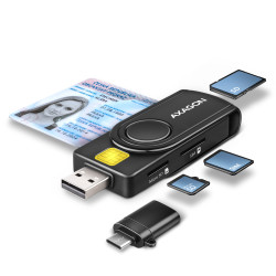 CARD READER USB-C+USB2.0...