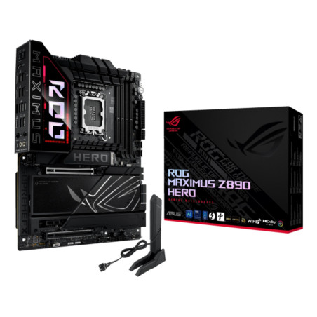 Mainboard|ASUS|Intel Z890|LGA1851|ATX|Memory DDR5|Memory slots 4|1xPCI-Express 4.0 1x|1xPCI-Express 4.0 16x|1xPCI-Express 5.0 16x|6xM.2|1xHDMI|1xAudio-In|1xAudio-Out|4xUSB 3.0|4xUSB 3.1|1xUSB-C|2xUSB-C w/Thunderbolt|1xOptical S/PDIF|2xRJ45|ROGMAXIMUSZ890HERO