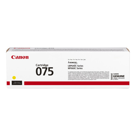 Canon 075 toner cartridge 1 pc(s) Original Yellow