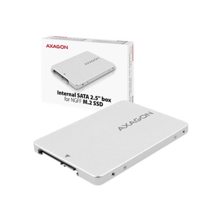 SSD ACC BRACKET BOX 2.5"/SILVER RSS-M2SD AXAGON