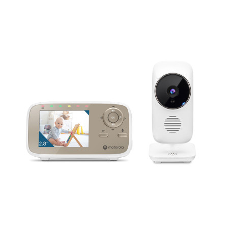 Motorola | Video Baby Monitor | VM483 2.8" | White/Gold