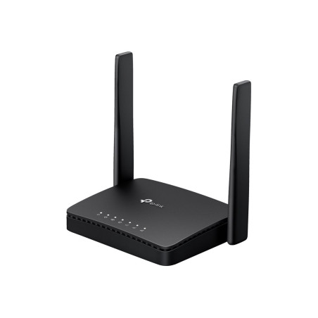 TP-LINK TL-MR100P | 300 Mbps Wireless N 4G LTE Router | 802.11n | Ethernet LAN (RJ-45) ports 2 | 10/100 Mbit/s | Mesh Support No | 4G | MU-MiMO No | Antenna type Detachable External