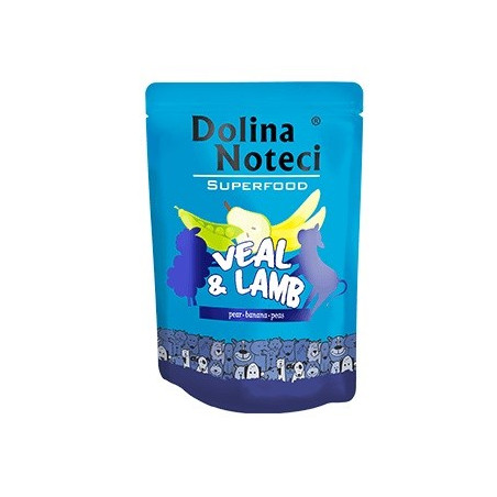 DOLINA NOTECI Superfood Veal and lamb - wet dog food - 300g